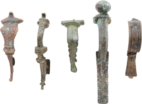 ANCIENT BRONZE FIBULA GRECO-ROMAN TO BYZANTINE 100BC-600AD - Fagan Arms