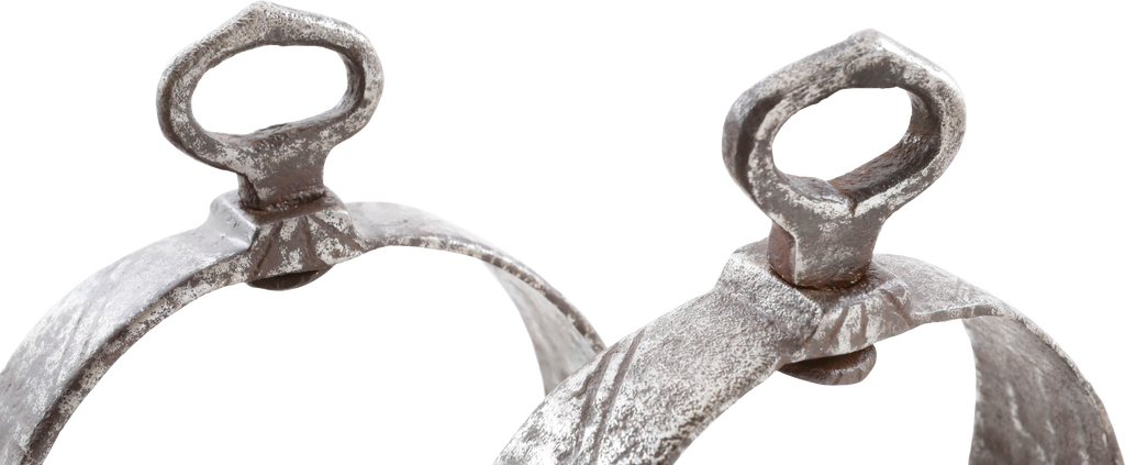 PAIR OF GERMAN “MAXIMILION” STIRRUPS C.1510-30 - Fagan Arms