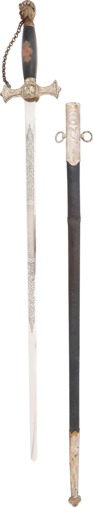 EARLY KNIGHTS TEMPLAR SWORD LATE 19TH CENTURY - Fagan Arms
