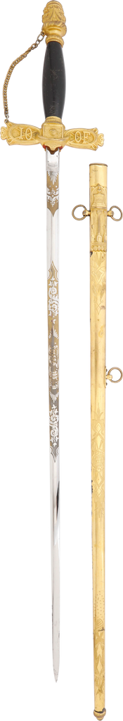 FINE AMERICAN SECRET SOCIETY SWORD C.1880 - Fagan Arms