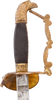 US 1821 PATTERN EAGLE HEAD ARTILLERY SWORD - Fagan Arms