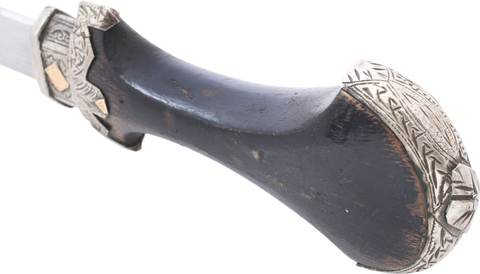 FINE SILVER MOUNTED MOROCCAN JAMBIYA SECOND HALF OF THE 19TH CENTURY - Fagan Arms