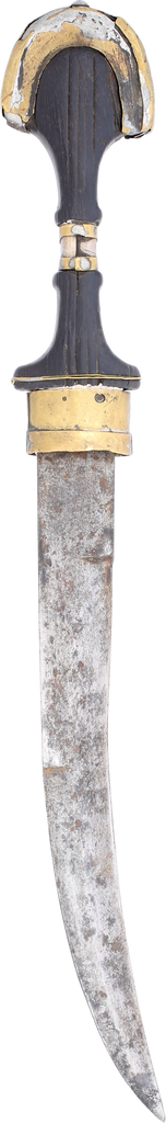 SILVER MOUNTED MOROCCAN JAMBIYA, MID 19TH CENTURY - Fagan Arms