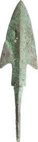 EUROPEAN BRONZE ARROWHEAD, LATE BRONZE AGE, C.1200-800 BC - Fagan Arms