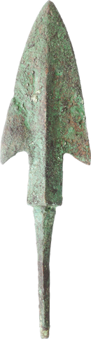 EUROPEAN BRONZE ARROWHEAD, LATE BRONZE AGE, C.1200-800 BC - Fagan Arms