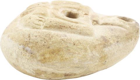 ANCIENT EGYPT, GRECO–ROMAN PERIOD POTTERY OIL LAMP 1ST-2ND CENTURY AD - Fagan Arms
