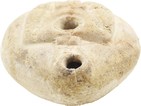 ANCIENT EGYPT, GRECO–ROMAN PERIOD POTTERY OIL LAMP 1ST-2ND CENTURY AD - Fagan Arms
