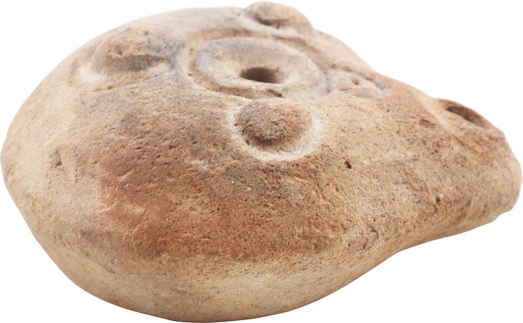 ANCIENT EGYPTIAN FROG LAMP 2ND-4TH CENTURY AD - Fagan Arms