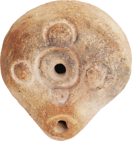 ANCIENT EGYPTIAN FROG LAMP 2ND-4TH CENTURY AD - Fagan Arms