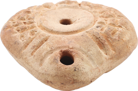 EGYPTIAN FROG OIL LAMP C.3RD-5TH CENTURY - Fagan Arms
