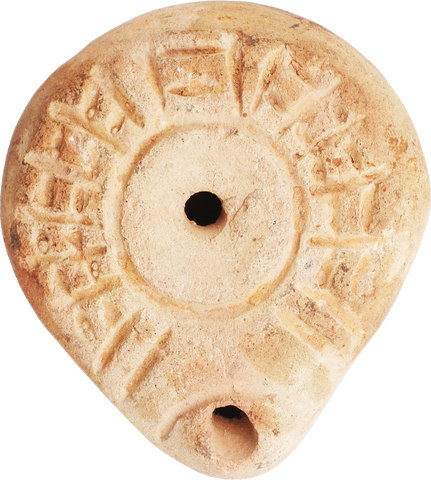 EGYPTIAN FROG OIL LAMP C.3RD-5TH CENTURY - Fagan Arms