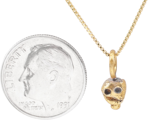 MEDIEVAL TIBETAN SKULL PRAYER BEAD, C.1400-1550 - Fagan Arms