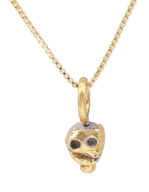 MEDIEVAL TIBETAN SKULL PRAYER BEAD, C.1400-1550 - The History Gift Store