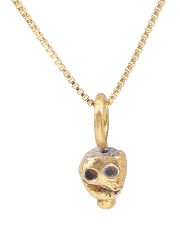 MEDIEVAL TIBETAN SKULL PRAYER BEAD, C.1400-1550 - Fagan Arms