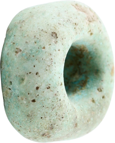VIKING BLUE CERAMIC BEAD, 8TH-9TH CENTURY AD - Fagan Arms