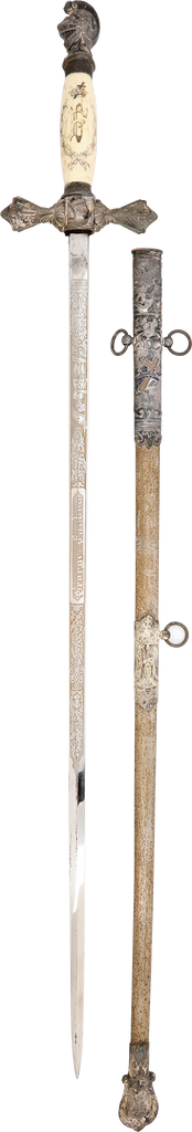 KNIGHT’S TEMPLAR SWORD FIRST HALF OF THE 20TH CENTURY - Fagan Arms