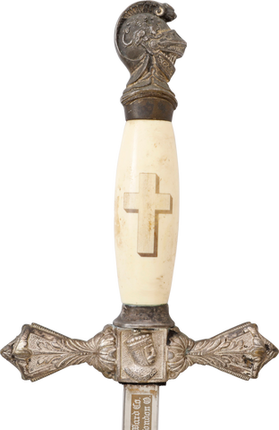 KNIGHT’S TEMPLAR SWORD FIRST HALF OF THE 20TH CENTURY - Fagan Arms