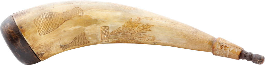 PENNSYLVANIA POWDER HORN, 18TH-EARLY 19TH CENTURY - Fagan Arms
