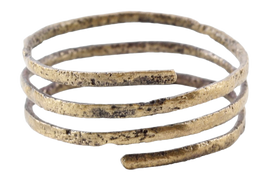 VIKING WOMAN’S COIL RING C.9TH-10TH CENTURY AD, SIZE 8 - Fagan Arms