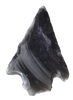 FINE PRE-COLUMBIAN OBSIDIAN ARROWHEAD - Fagan Arms