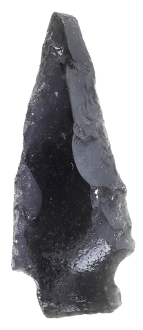 FINE PRE-COLUMBIAN OBSIDIAN ARROWHEAD C.1000 BC-800 AD - Fagan Arms