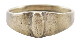 LATE MEDIEVAL WOMAN'S FASHION RING, SIZE 6 - Fagan Arms