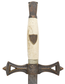 RARE/UNIQUE KEYSTONE GUARD SECRET SOCIETY SWORD C.1880 - Fagan Arms