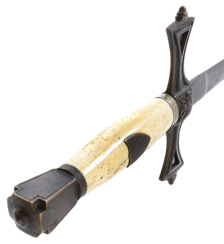 RARE/UNIQUE KEYSTONE GUARD SECRET SOCIETY SWORD C.1880 - Fagan Arms