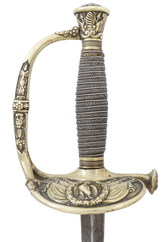 FRENCH OFFICER’S SWORD 1852-70-SECONDARY CONFEDERATE - Fagan Arms