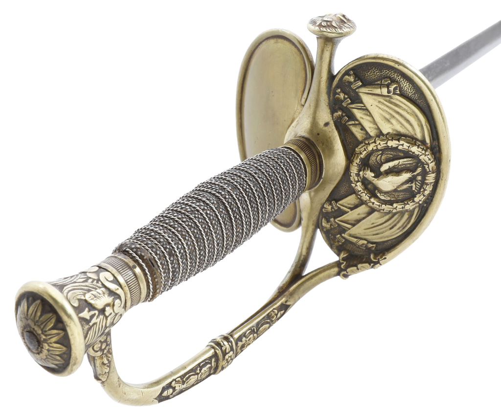 FRENCH OFFICER’S SWORD 1852-70-SECONDARY CONFEDERATE - Fagan Arms