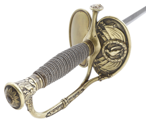 FRENCH OFFICER’S SWORD 1852-70-SECONDARY CONFEDERATE - Fagan Arms