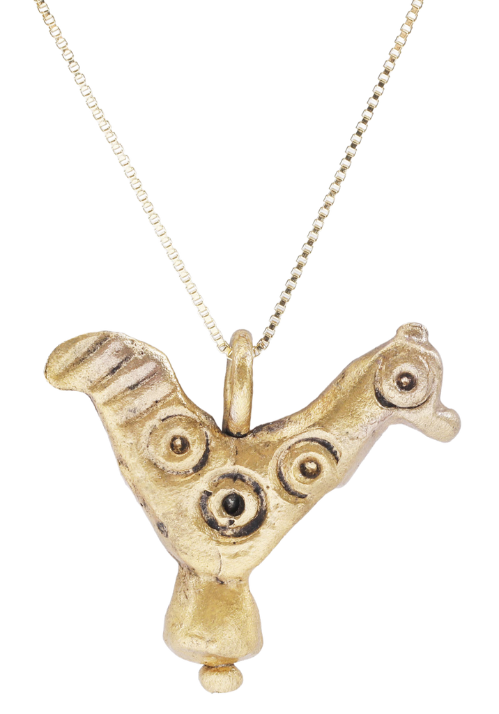 CHARMING ROMAN ROOSTER AMULET C.100-350 AD - Fagan Arms