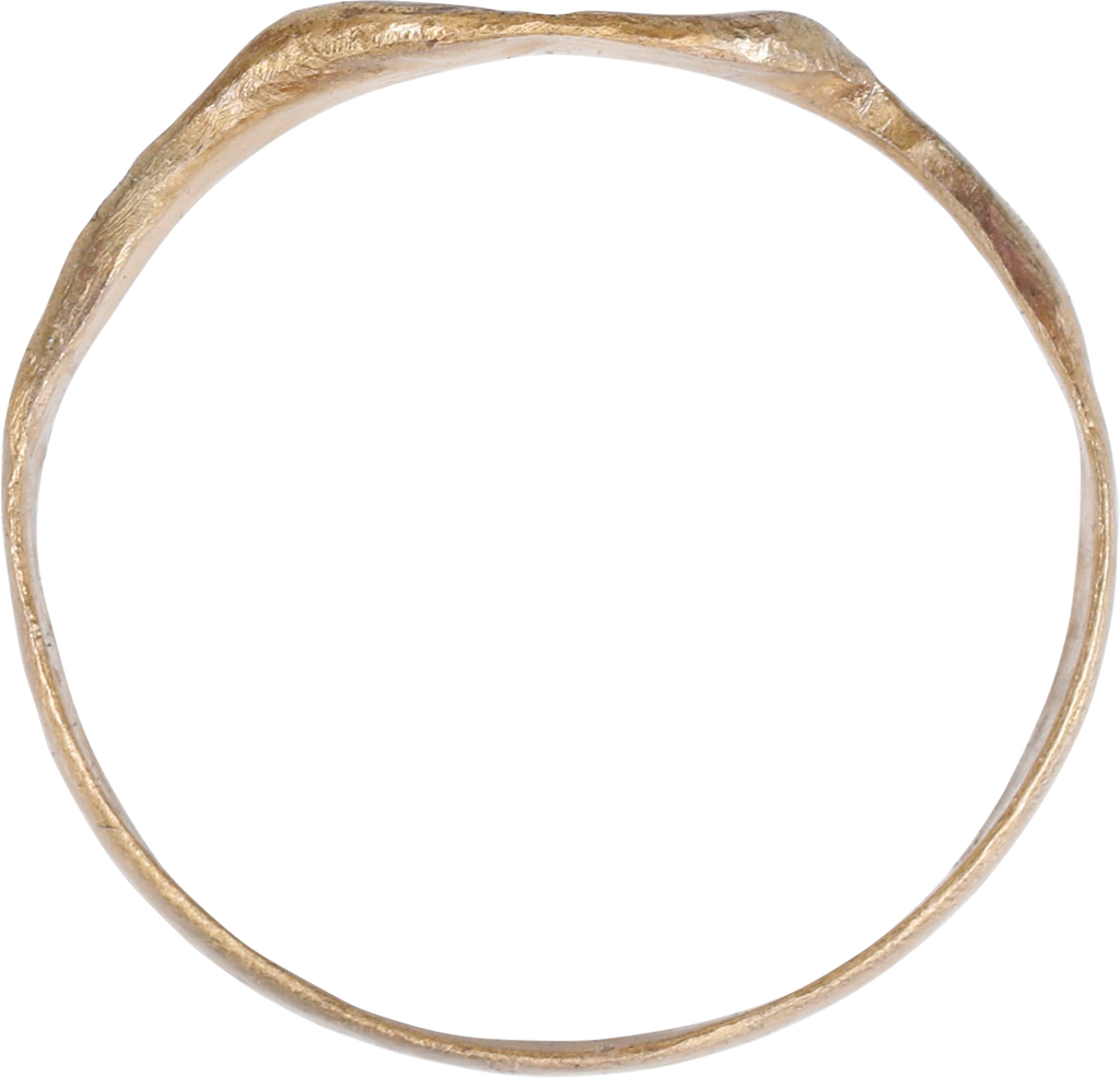 LATE MEDIEVAL CHRISTIAN RING, C.1200-1400 AD, SIZE 9 ¼ - Fagan Arms