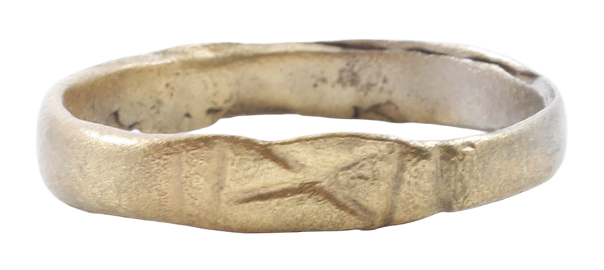EUROPEAN WEDDING RING C.6TH-10TH CENTURY AD, SIZE 10 - Fagan Arms
