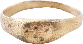 BYZANTINE CHRISTIAN RING, C.6th-10th CENTURY AD, SIZE 9 - Fagan Arms