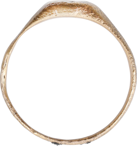 BYZANTINE CHRISTIAN RING, C.6th-10th CENTURY AD, SIZE 9 - Fagan Arms