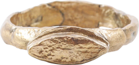 FINE ROMAN/MEDIEVAL EVIL EYE RING, 4TH-8TH CENTURY AD, SIZE 7 ½ - Fagan Arms