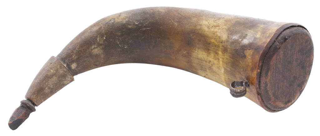 FINE COLONIAL AMERICAN COMBINATION HORN - Fagan Arms