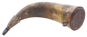 FINE COLONIAL AMERICAN COMBINATION HORN - Fagan Arms