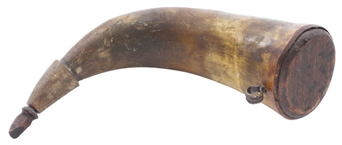 FINE COLONIAL AMERICAN COMBINATION HORN - Fagan Arms