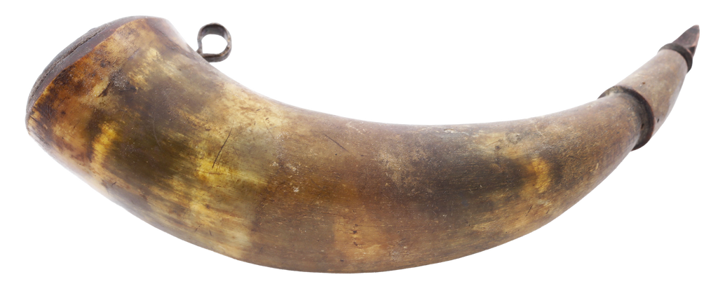 FINE COLONIAL AMERICAN COMBINATION HORN - Fagan Arms