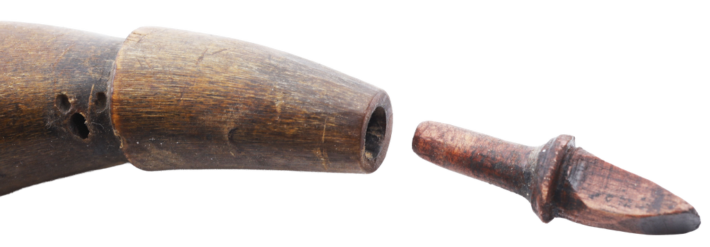 FINE COLONIAL AMERICAN COMBINATION HORN - Fagan Arms