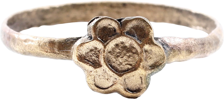 ENGLISH SWEETHEART OR WEDDING RING, TUDOR PERIOD, SIZE 8 ½ - Fagan Arms