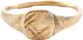 MEDIEVAL EUROPEAN RING, 900-1200 AD, SIZE 6 ½ - Fagan Arms