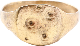 MEDIEVAL ANGLO-SAXON (ENGLISH) RING, 9TH-10 CENTURY AD, SIZE 10 ½ - Fagan Arms