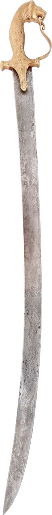 INDO PERSIAN LION HEAD SHAMSHIR - Fagan Arms