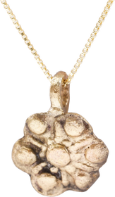 MEDIEVAL WHEEL OF FORTUNE AMULET NECKLACE, 5TH-7TH CENTURY - Fagan Arms