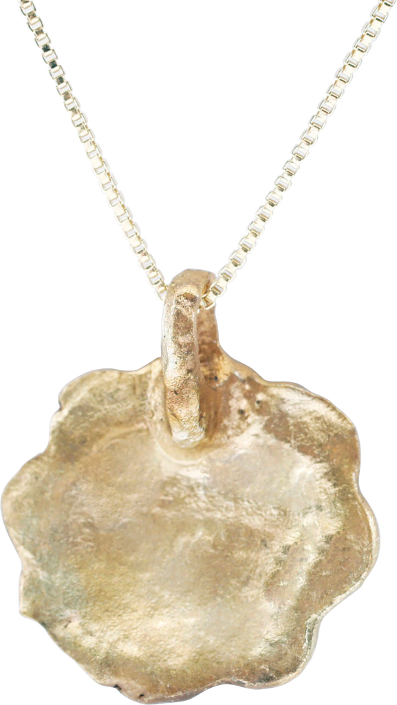 MEDIEVAL WHEEL OF FORTUNE AMULET NECKLACE, 5TH-7TH CENTURY - Fagan Arms