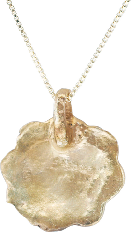 MEDIEVAL WHEEL OF FORTUNE AMULET NECKLACE, 5TH-7TH CENTURY - Fagan Arms