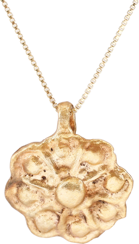 MEDIEVAL WHEEL OF FORTUNE AMULET NECKLACE, 5TH-7TH CENTURY - Fagan Arms